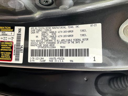 Used 2023 Toyota Tundra 1794 Edition w/ TRD Off-Road Package AWD/4WD image 20