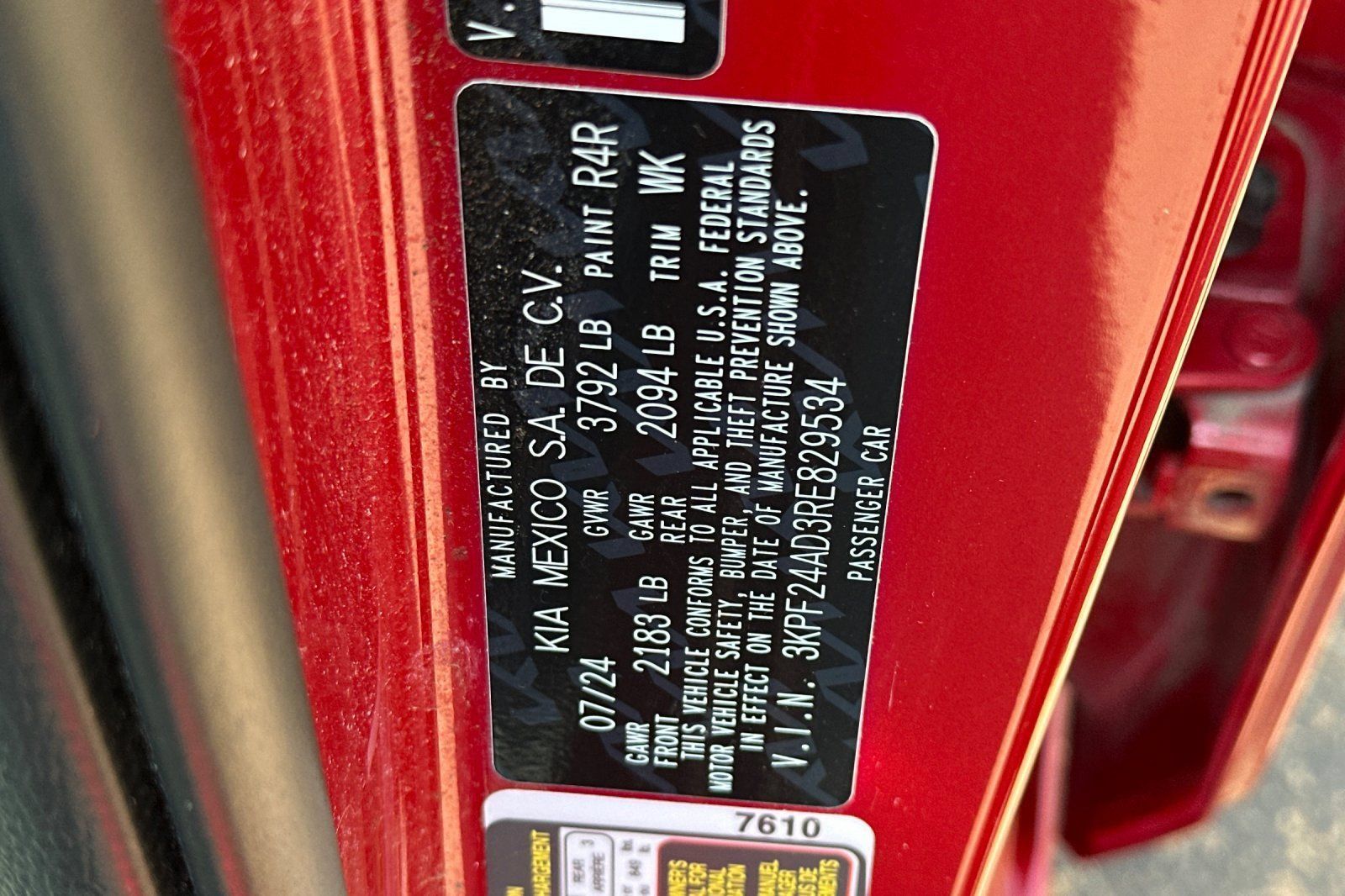 Certified 2024 Kia Forte LXS w/ LXS Technology Package FWD image 33