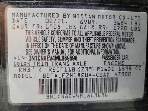 Used 2021 Nissan Versa SV FWD image 33