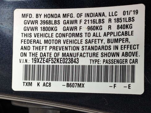 Used 2019 Honda Insight EX image 26