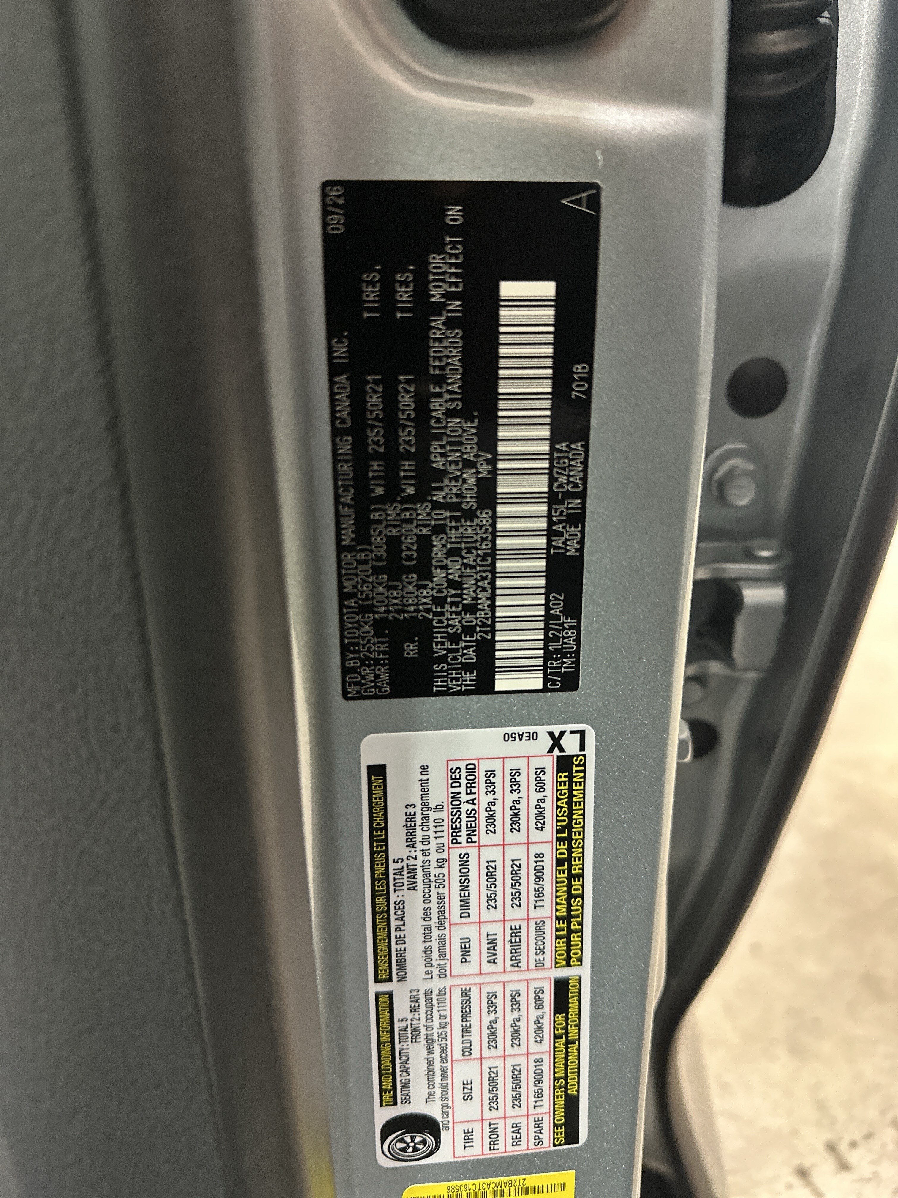 New 2026 Lexus RX 350 AWD w/ Convenience Package image 35