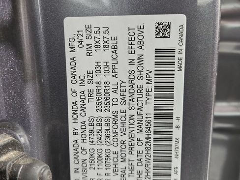 Used 2021 Honda CR-V EX-L image 29