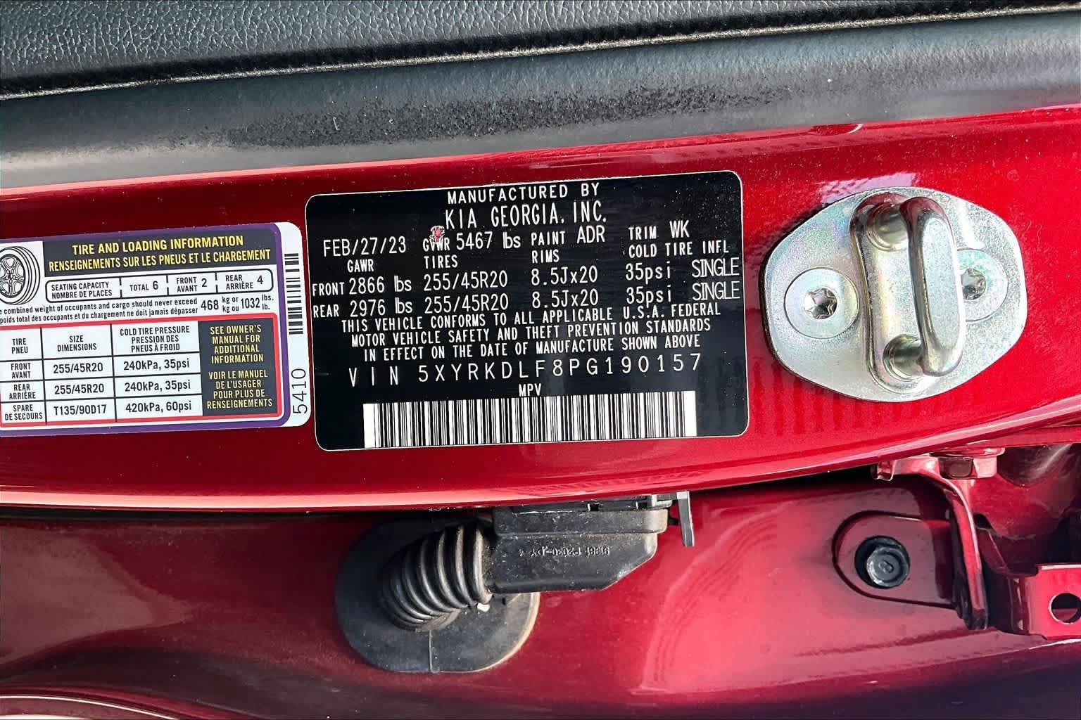 Certified 2023 Kia Sorento SX AWD/4WD image 32