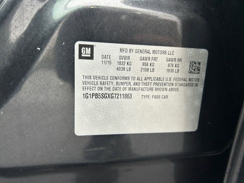 Used 2016 Chevrolet Cruze LS image 34