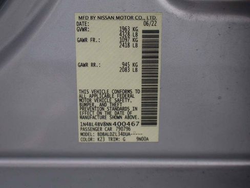 Used 2022 Nissan Altima 2.5 S FWD image 44