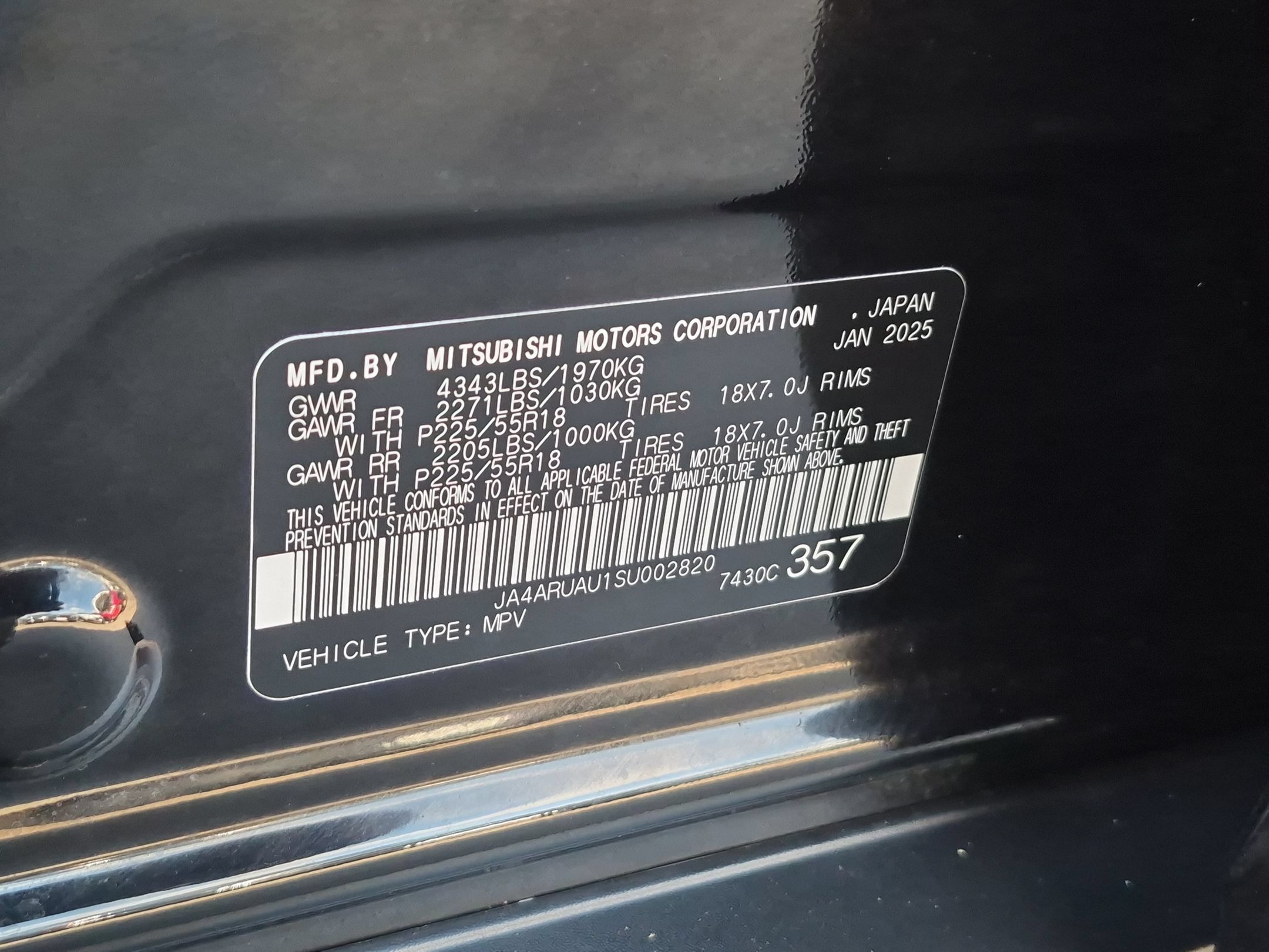Used 2025 Mitsubishi Outlander Sport ES AWD/4WD image 23