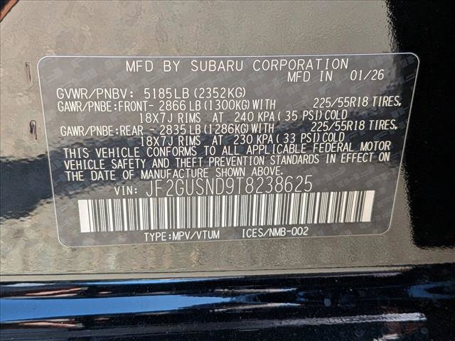 New 2026 Subaru Crosstrek 2.5i Limited w/ Crosstrek Mirror Package AWD/4WD image 19