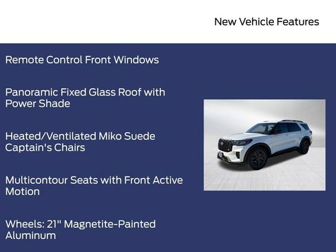 New 2026 Ford Explorer ST w/ Sun And Sound Package AWD/4WD image 15