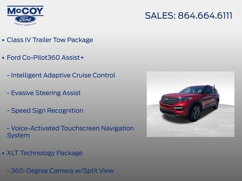 Used 2022 Ford Explorer XLT w/ Equipment Group 202A AWD/4WD image 13