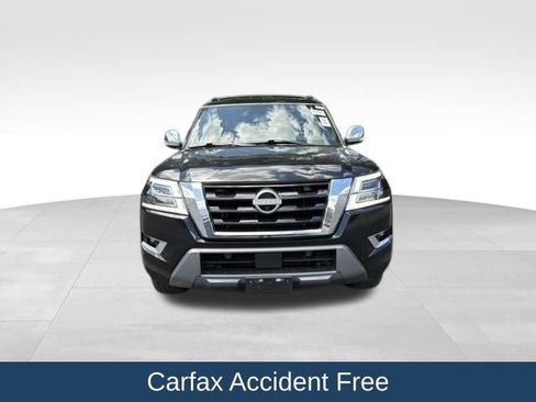 Used 2023 Nissan Armada Platinum w/ Captain's Chairs Package AWD/4WD image 3