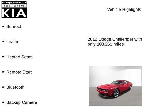 Used 2012 Dodge Challenger R/T Plus RWD image 8