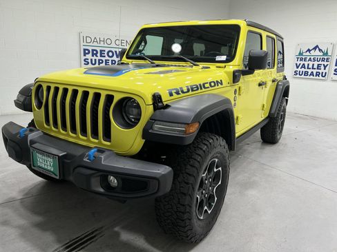 Used 2023 Jeep Wrangler Unlimited Rubicon 4xe w/ Cold Weather Group AWD/4WD image 4