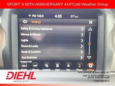 Used 2021 Jeep Wrangler Sport AWD/4WD image 34