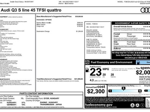 New 2025 Audi Q3 2.0T Premium image 32