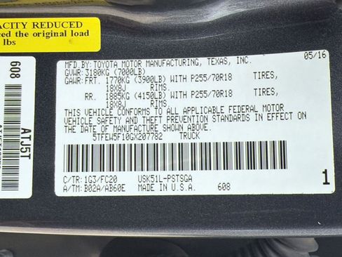 Used 2016 Toyota Tundra SR5 w/ SR5 Upgrade Package RWD image 19
