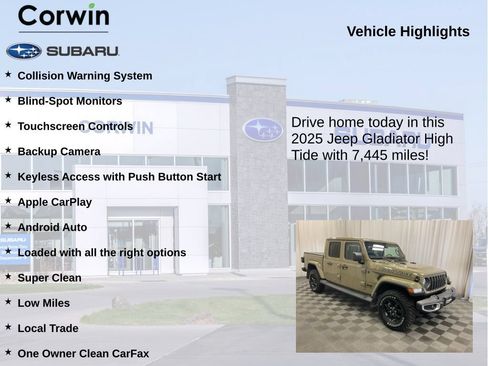 Used 2025 Jeep Gladiator Sport AWD/4WD image 6