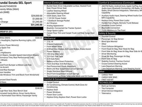 New 2026 Hyundai Sonata SEL image 45