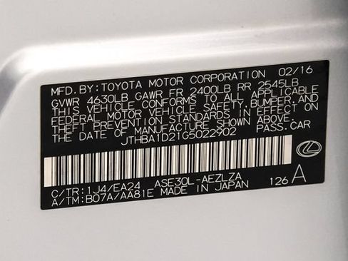 Used 2016 Lexus IS 200t RWD image 58