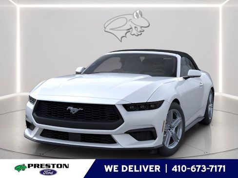New 2026 Ford Mustang Convertible w/ Anti-Theft Package RWD image 1
