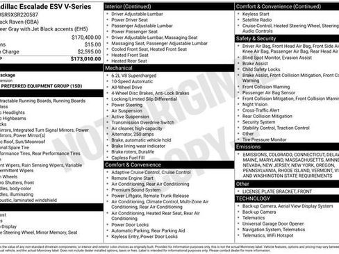 Used 2025 Cadillac Escalade ESV V image 36