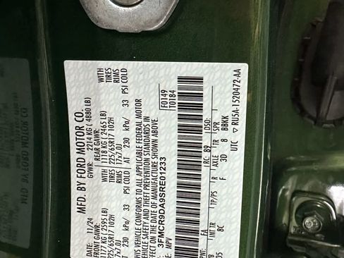 Used 2025 Ford Bronco Sport Badlands w/ Badlands Tech Package AWD/4WD image 19