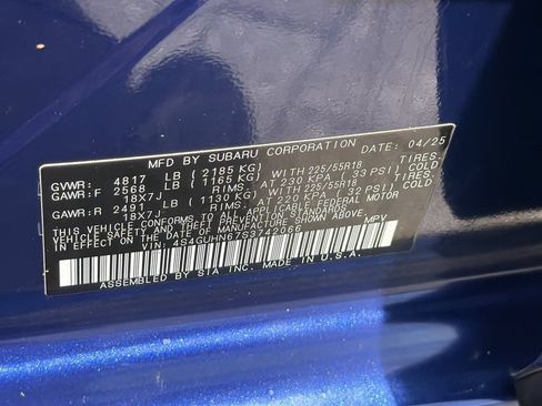 Used 2025 Subaru Crosstrek 2.5i Limited w/ Popular Package #3A AWD/4WD image 32