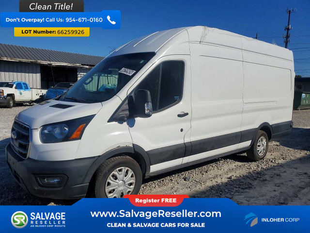 Used 2022 Ford E-Transit 148 High Roof Extended RWD image 1