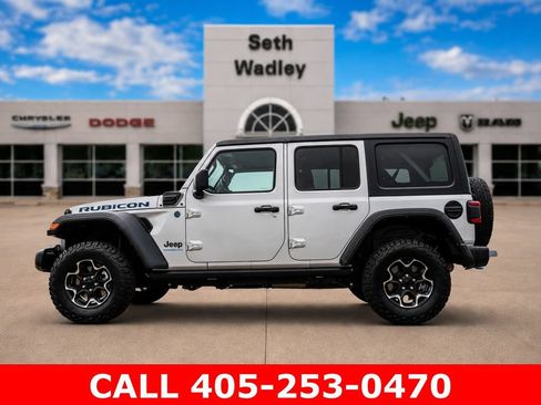 Used 2023 Jeep Wrangler Unlimited Rubicon 4xe w/ Cold Weather Group AWD/4WD image 4