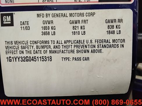 Used 2004 Chevrolet Corvette Convertible w/ Preferred Equipment Group RWD image 19