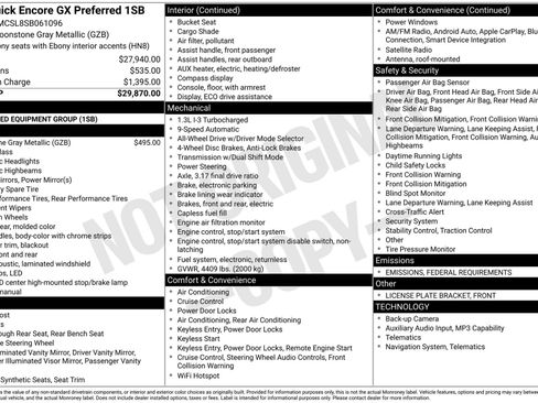 New 2025 Buick Encore GX Preferred image 3