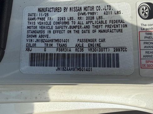 New 2026 Nissan Z Sport RWD image 18