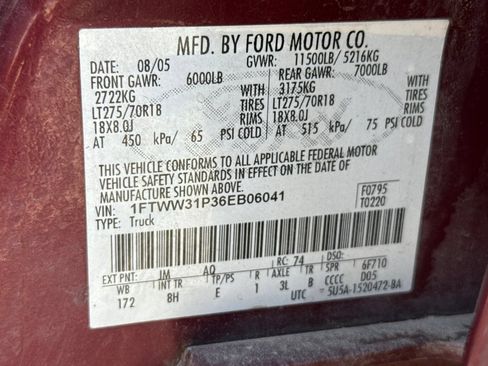 Used 2006 Ford F350 Lariat AWD/4WD image 51