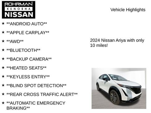 New 2024 Nissan Ariya AWD image 7