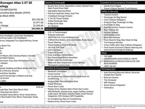 Used 2023 Volkswagen Atlas SE AWD/4WD image 27