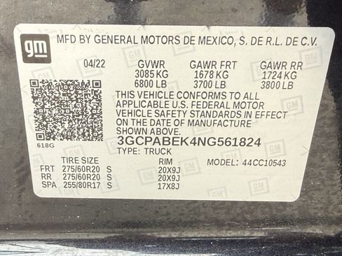 Used 2022 Chevrolet Silverado 1500 Custom RWD image 32