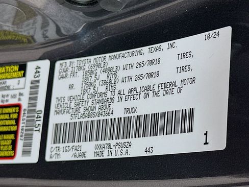 Used 2025 Toyota Tundra SR5 w/ SX Package RWD image 31