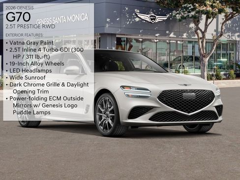 New 2026 Genesis G70 2.5T Prestige RWD image 10