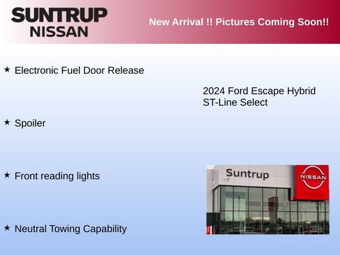 Used 2024 Ford Escape ST-Line Select w/ Tech Pack #2 AWD/4WD image 4