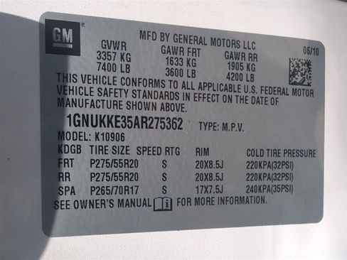 Used 2010 Chevrolet Suburban LTZ AWD/4WD image 9