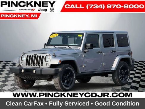Used 2015 Jeep Wrangler Unlimited Sahara w/ Dual Top Group AWD/4WD image 1