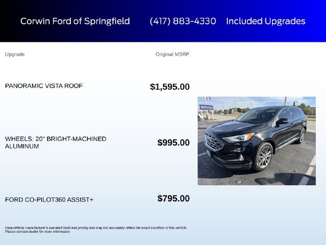 Used 2020 Ford Edge Titanium FWD image 6