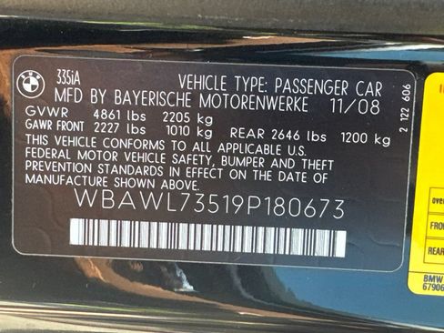 Used 2009 BMW 335i Convertible RWD image 26