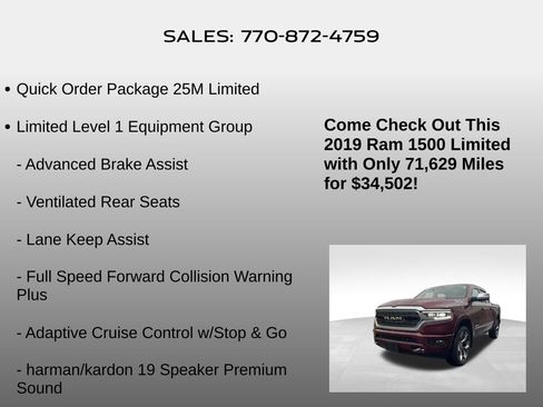 Used 2019 RAM 1500 Limited image 5