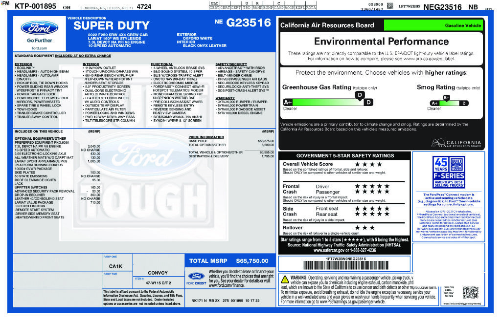 Used 2022 Ford F250 Lariat AWD/4WD image 6