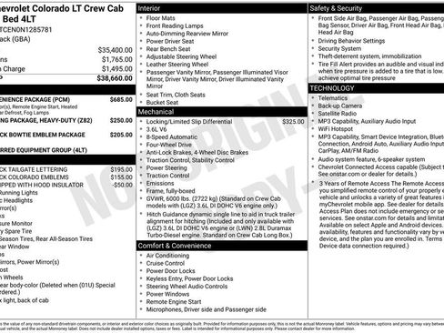 Used 2022 Chevrolet Colorado LT w/ LT Convenience Package AWD/4WD image 29
