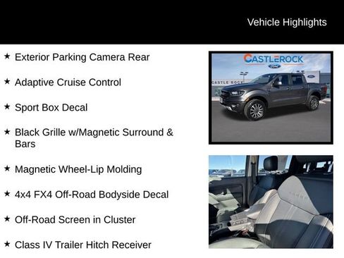 Used 2019 Ford Ranger Lariat w/ Equipment Group 501A Mid image 15