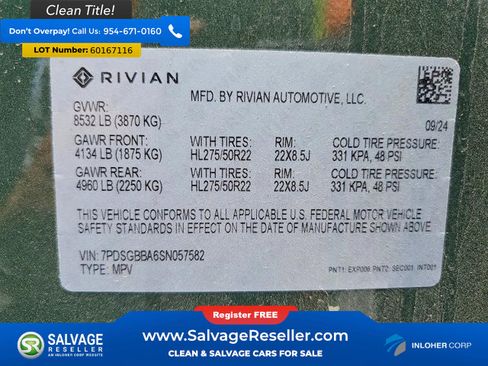 Used 2025 Rivian R1S Adventure AWD/4WD image 17