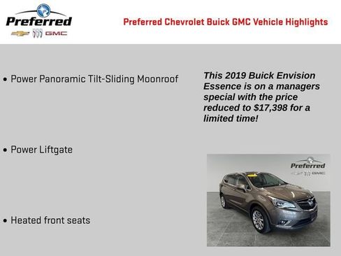 Used 2019 Buick Envision Essence AWD/4WD image 2