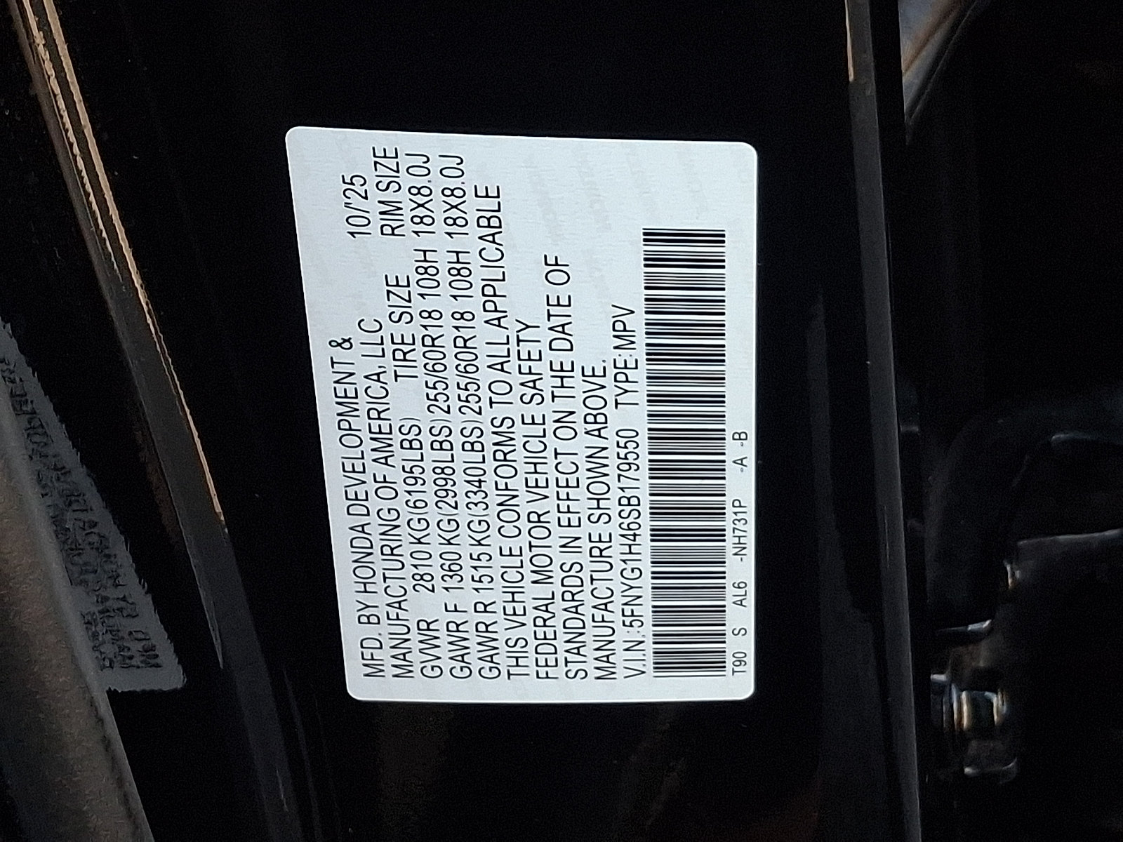 Used 2025 Honda Pilot EX-L image 26