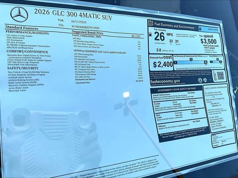 New 2026 Mercedes-Benz GLC 300 GLC 300 image 17